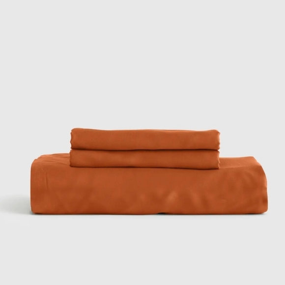 Quince Bedding Nwot Quince Organic Bamboo Terracotta Sheet